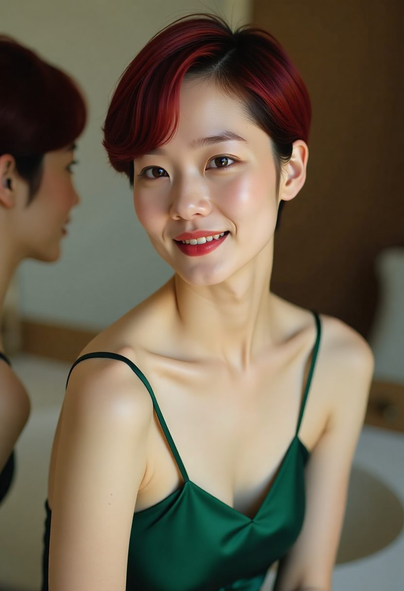 秋山凛拖着行李回到雾崎旧街